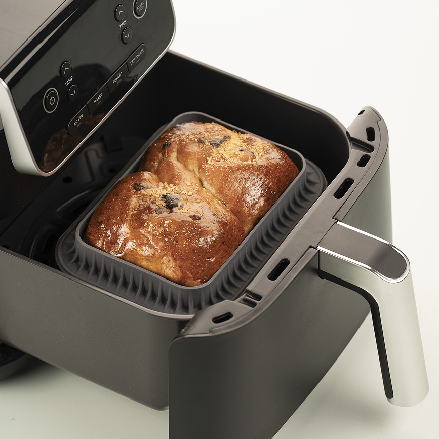 Silfry Φόρμα Ψωμιού, σιλικόνης, 10 x 15 εκ., γκρι