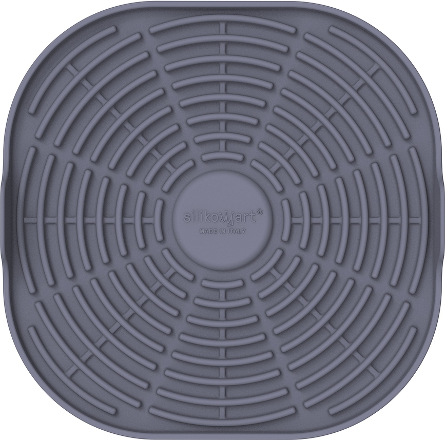 Silfry Tapis de Cuisson en silicone 21,5 x 21,5 cm, gris