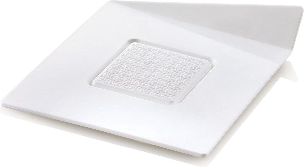 Silikomart Bankett-Tabletts für Kuchen 8,3 cm quadratisch weiß 100 St.