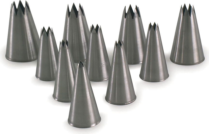 Silikomart Bs10S Douilles à Pâtisserie, Lot de 10