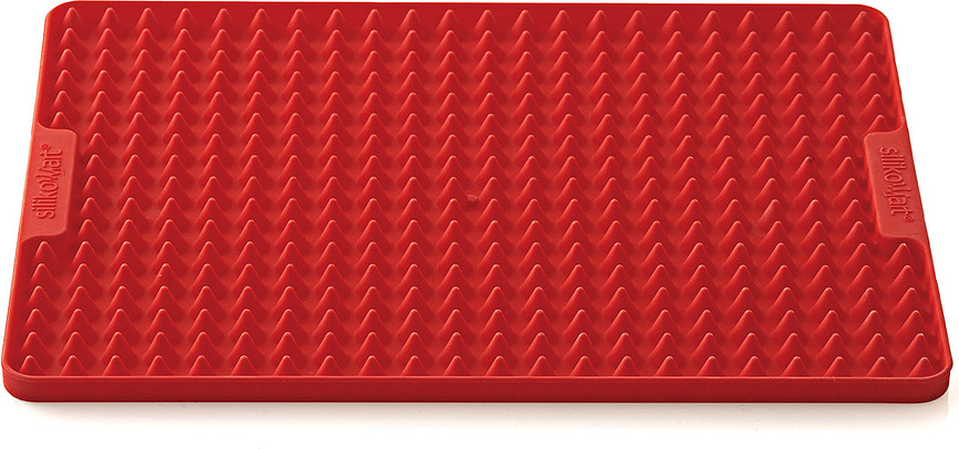 Silikomart Crsp02 Χαλάκι Ψησίματος, 22 x 29 εκ., κόκκινο