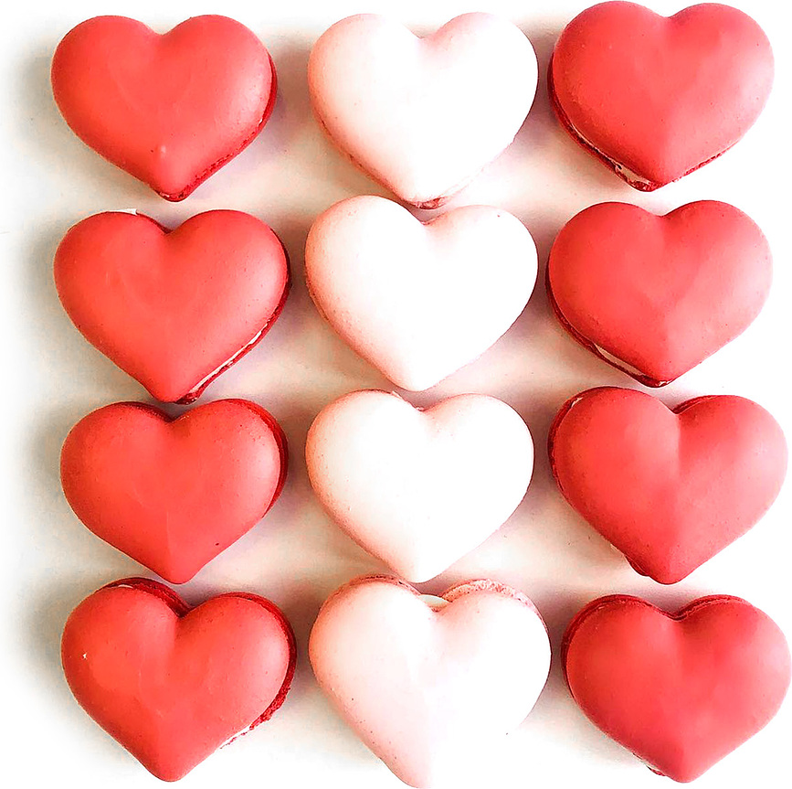 Silikomart Mac03 Φόρμα Σιλικόνης, σχέδιο καρδιές, 30 x 40 εκ