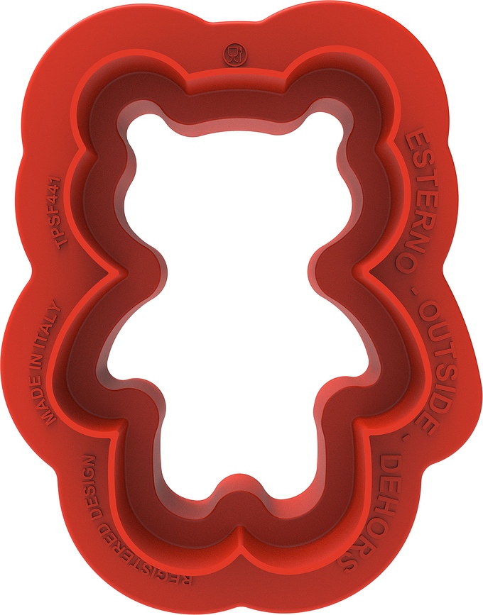 Silikomart Moule à Chocolat, silicone, oursons