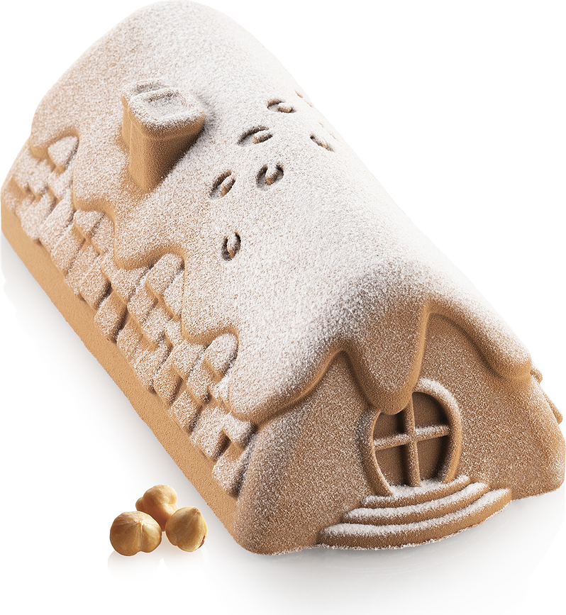 Silikomart Moule à gâteau en silicone, Chalet d'hiver