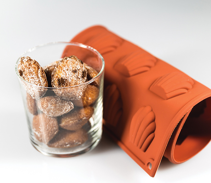 Silikomart Moule à Madeleines, en silicone