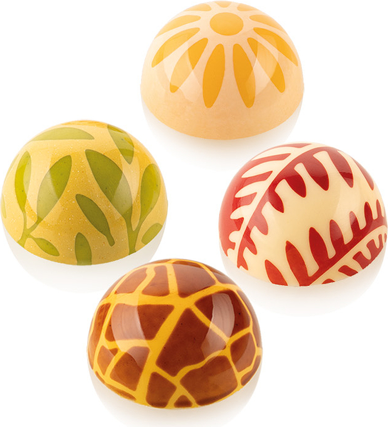Silikomart Praline Stempels met Vorm 5-dlg.