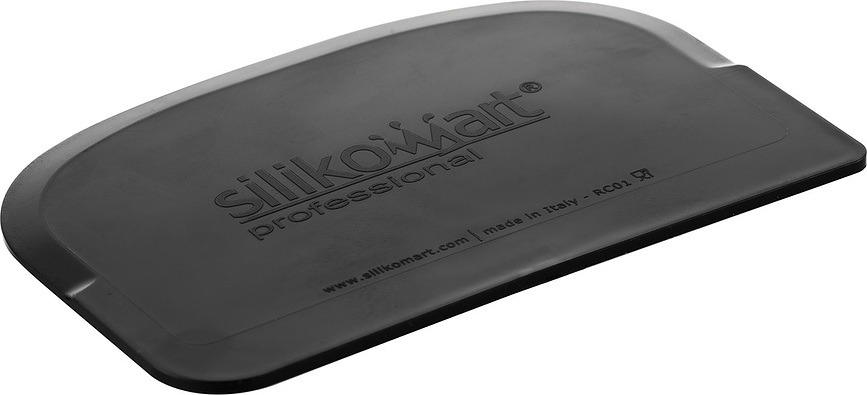 Silikomart Racloirs de Pâtisserie, noirs, Lot de 10