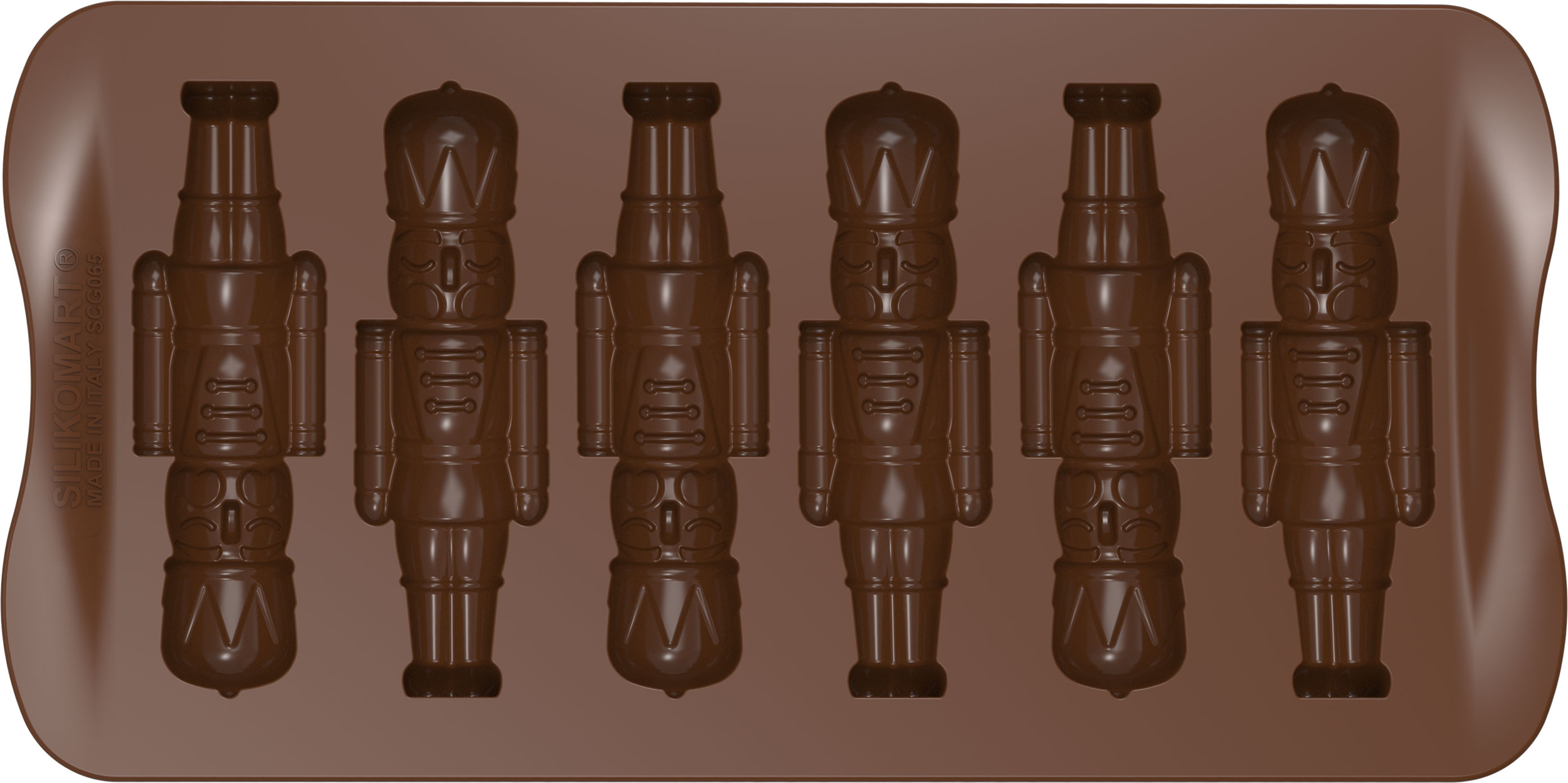Silikomart Schokoladenform Nussknacker, Silikon