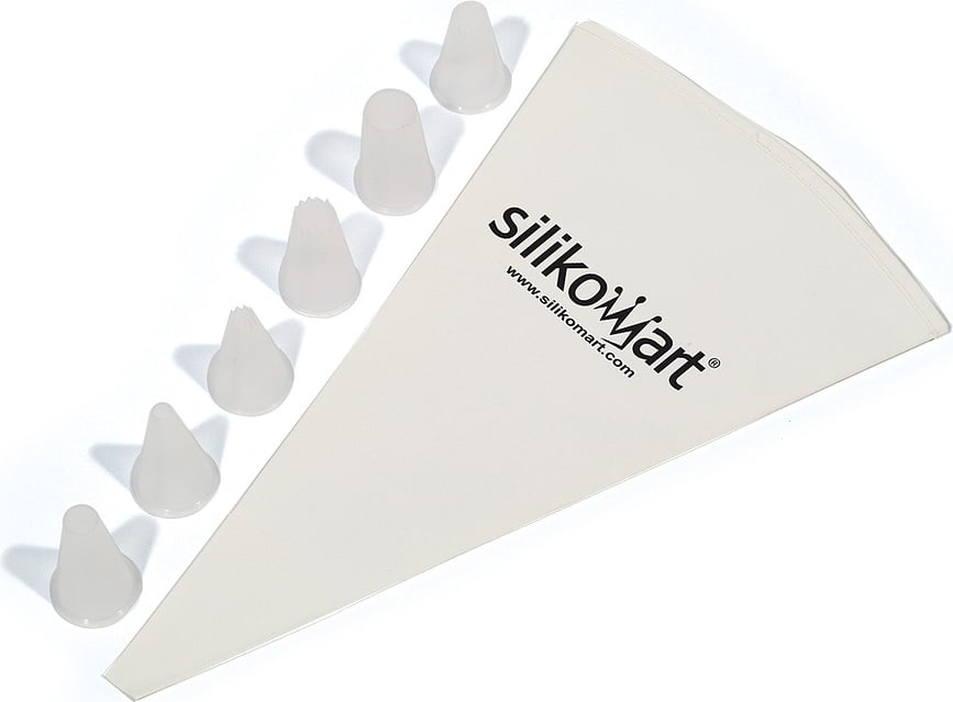 Silikomart Slastičarska Vrećica s nastavcima Set od 7 dijelova
