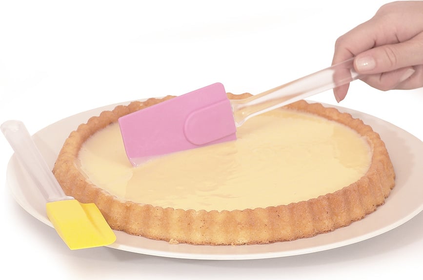 Silikomart Špatula za tijesto L ružičasta