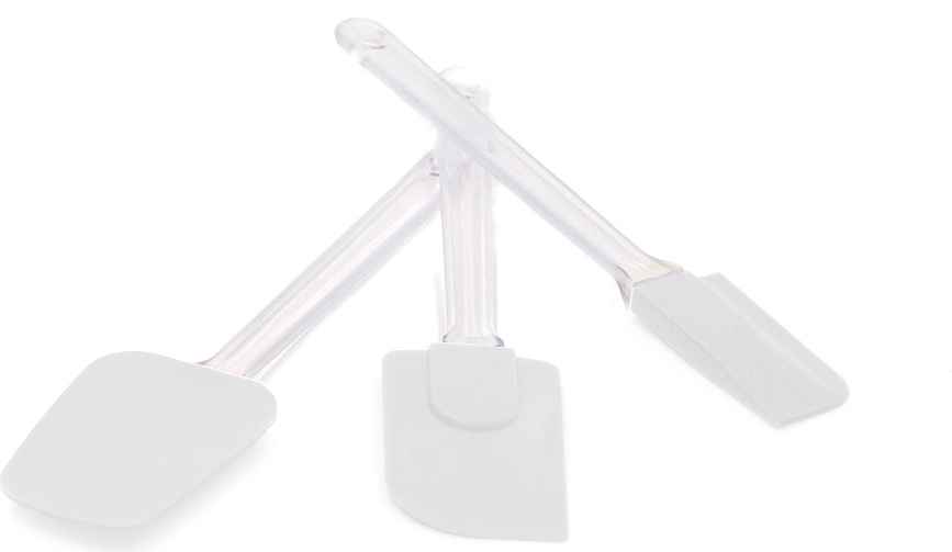 Silikomart Spatules pour pâtisserie, Lot de 3
