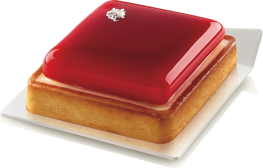 Silikomart Plateaux à Gâteaux carrés, 8,3 cm, noirs, Lot de 100