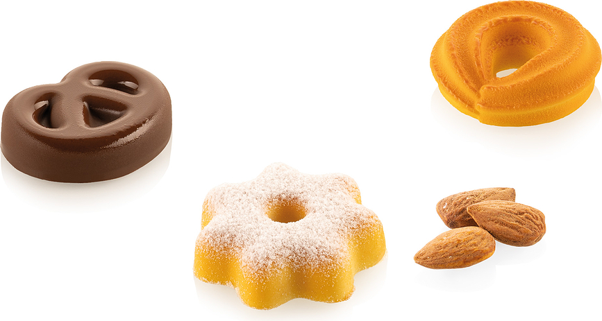 Silikoninė forma sausainiams Danish Cookies XS