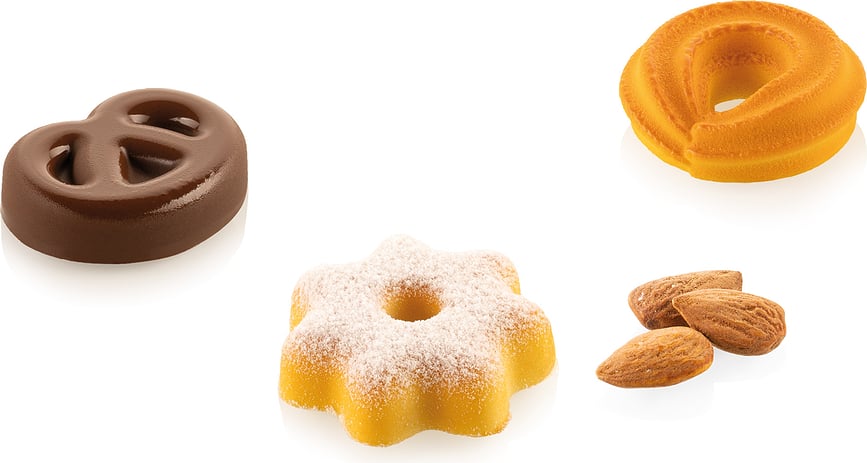 Silikonová forma na cukroví Danish Cookies XS