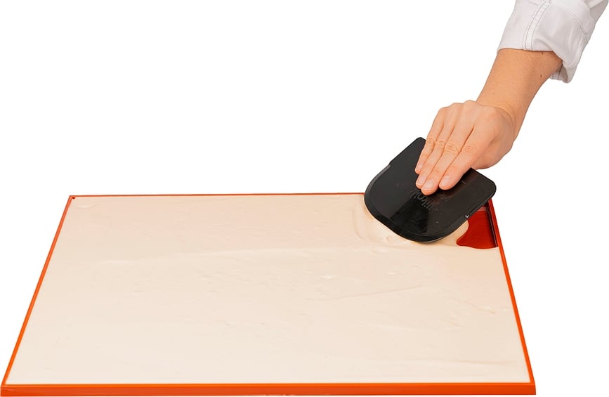 Silikonová podložka na pečení Tapis Roulade 48 x 28 x 1 cm, oranžová