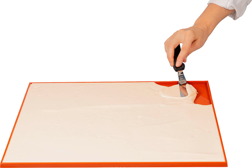 Silikonová podložka na pečení Tapis Roulade 48 x 28 x 1 cm, oranžová