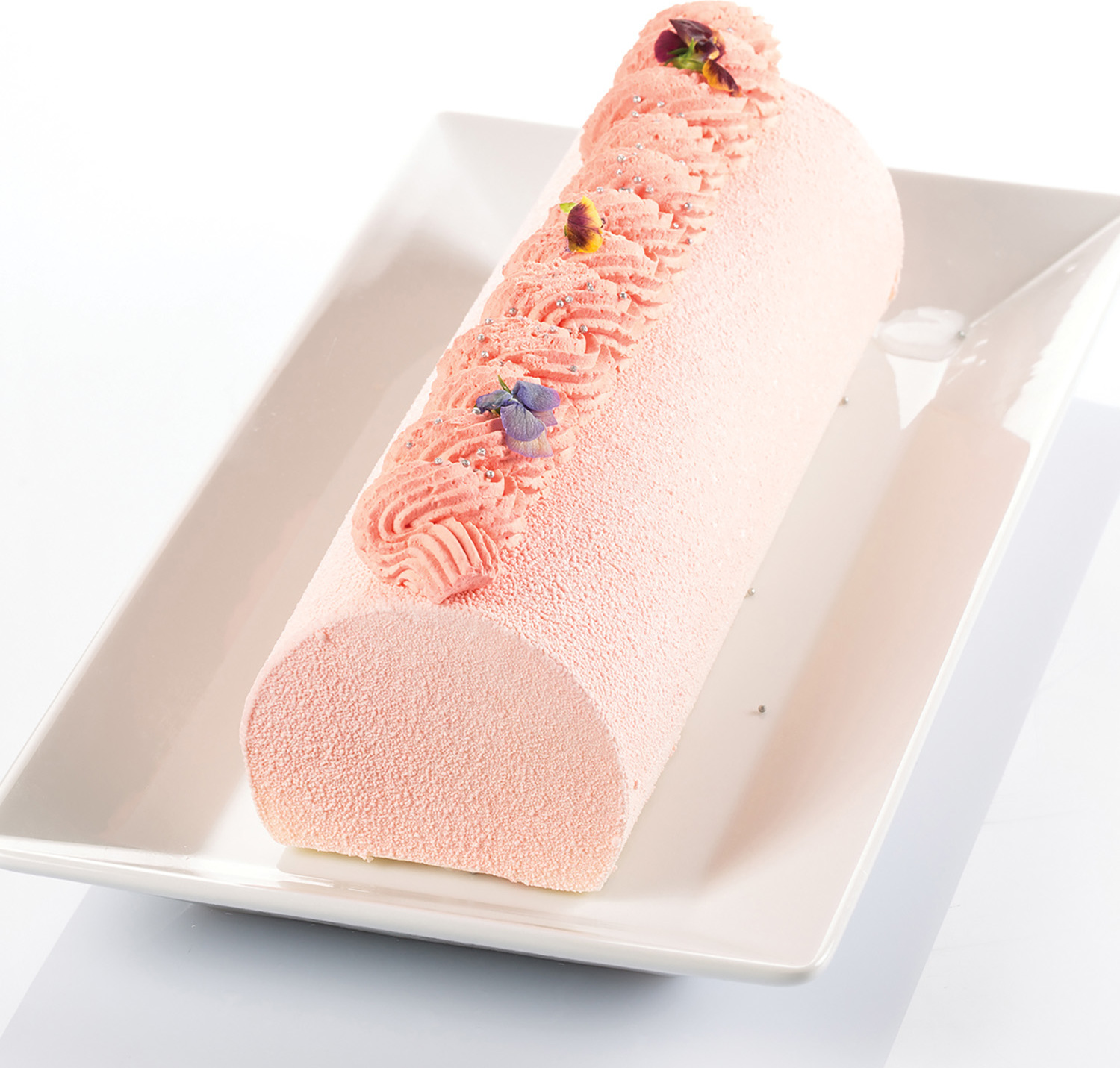 Silikomart Moule Design 3D - Insert Buche & Cake 
