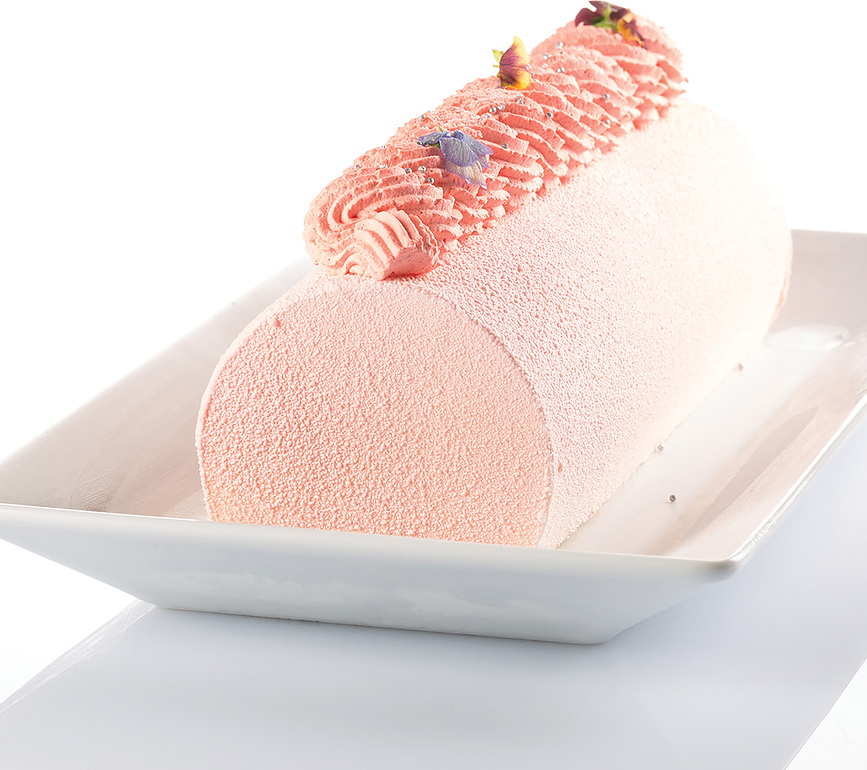 Starlight Buche Kalup za hladno torto s strukturno podlogo za dekoracijo, 2 kosa