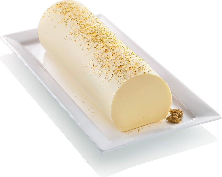 Starlight Buche Moule à Bûche avec tapis texturé, Set 2 pièces