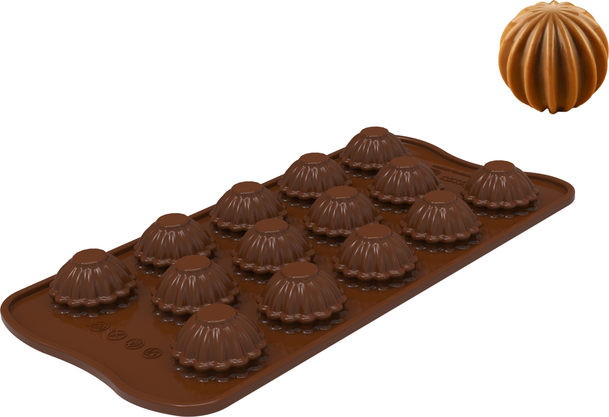 Moule silicone chocolat Choco Flame