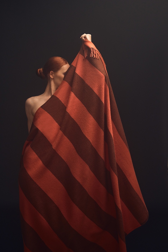 The Sweater Polychrome Bedspread 130 x 190 cm violet