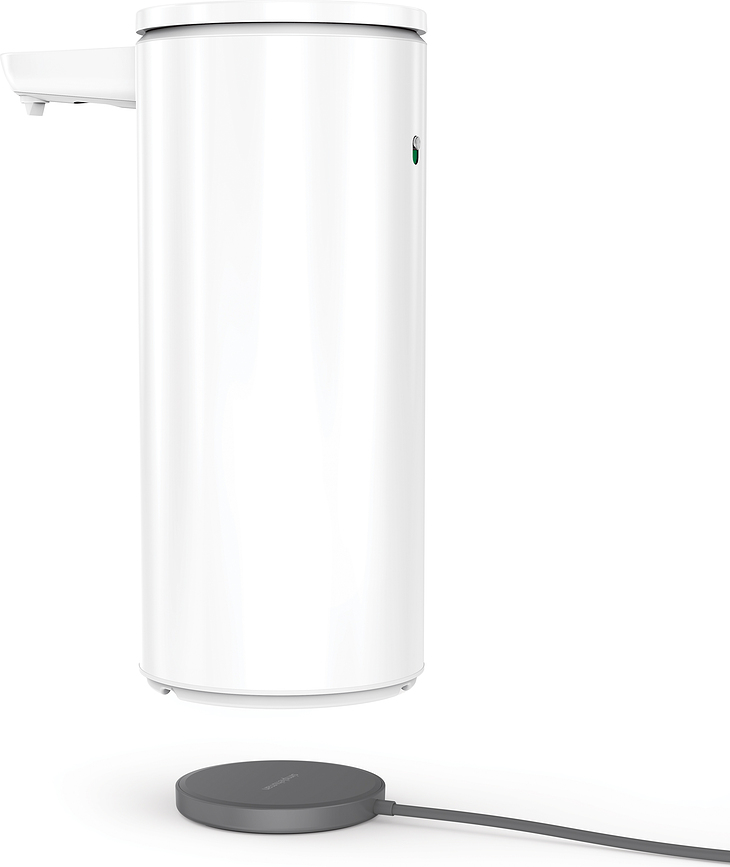 Dosificador de Jabón automático Simplehuman, 414 ml, blanco