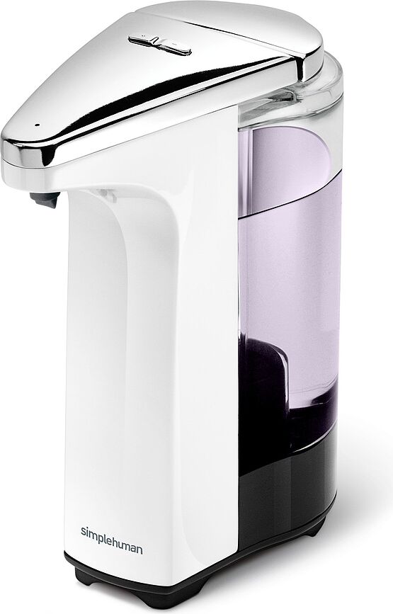 Dispensador de jabón automático Simplehuman, blanco