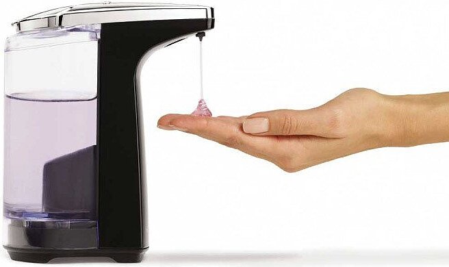 Dispensador de jabón automático Simplehuman, blanco