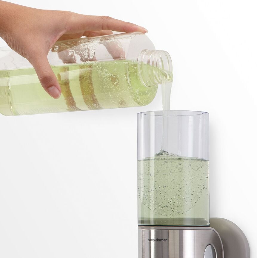 Dosificador de pared Simplehuman, doble, para ducha