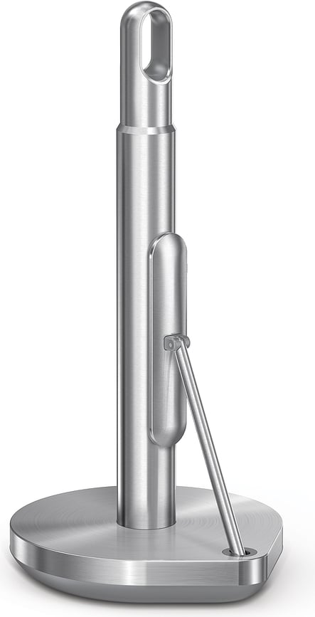 Portarrollos de cocina de acero inoxidable Simplehuman, 38 cm