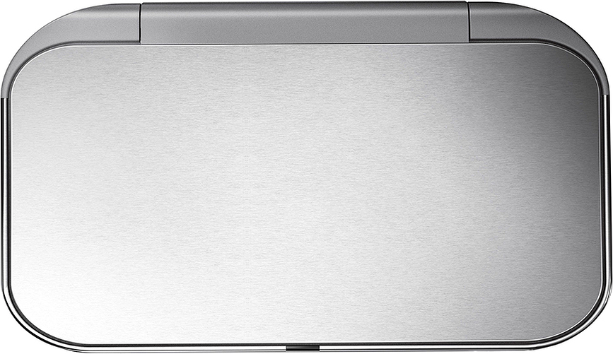 Sensor Liner Pocket Poubelle à capteur de mouvement, double compartiment, 58 L, noir mat
