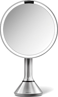 Simplehuman Anduriga peegel 20 cm valgustugevuse reguleerimisega