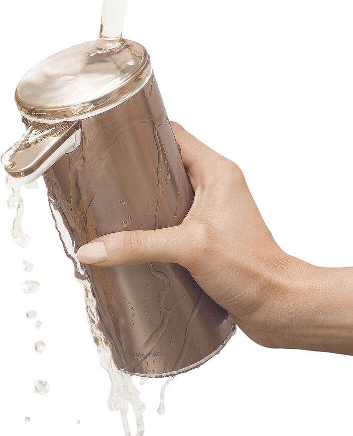 Simplehuman Διανεμητής αυτόματος, επαναφορτιζόμενος, 266 ml, από ματ ανοξείδωτο χάλυβα
