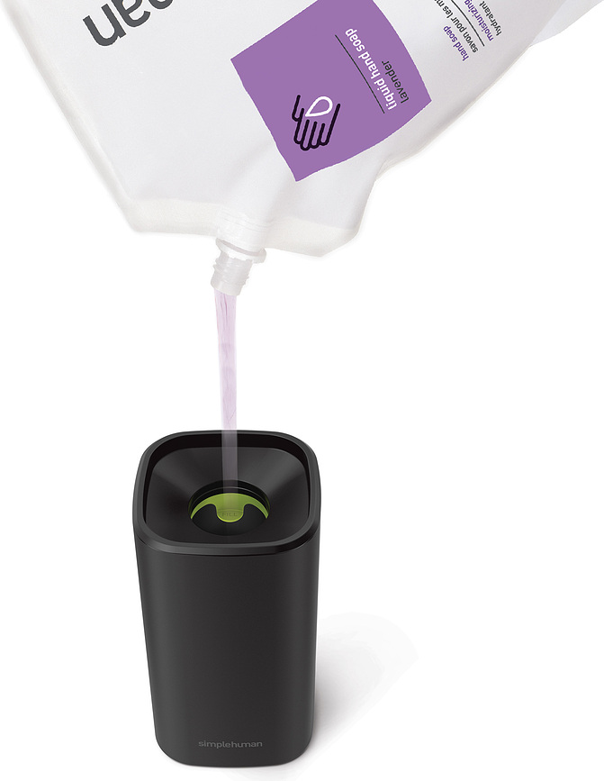 Simplehuman Διανομέας Σαπουνιού, 295 ml, μαύρος ματ