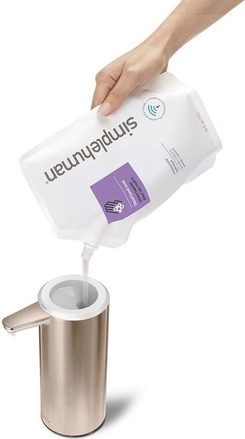 Simplehuman Dozirnik na senzor polnilni, 266 ml, matno nerjaveče jeklo