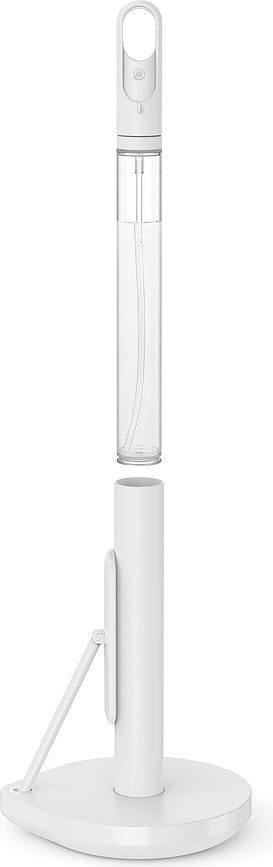 Simplehuman Porte-serviettes en papier avec pulvérisateur intégré, blanc