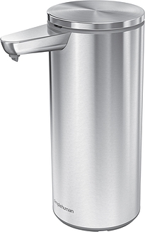 Simplehuman Puutevaba seebidosaator 414 ml harjatud teras