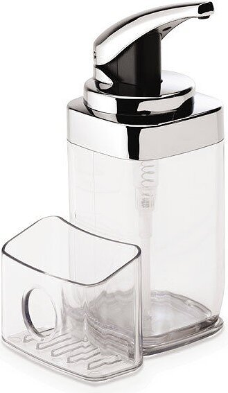 Simplehuman Soap dispenser with sponge container