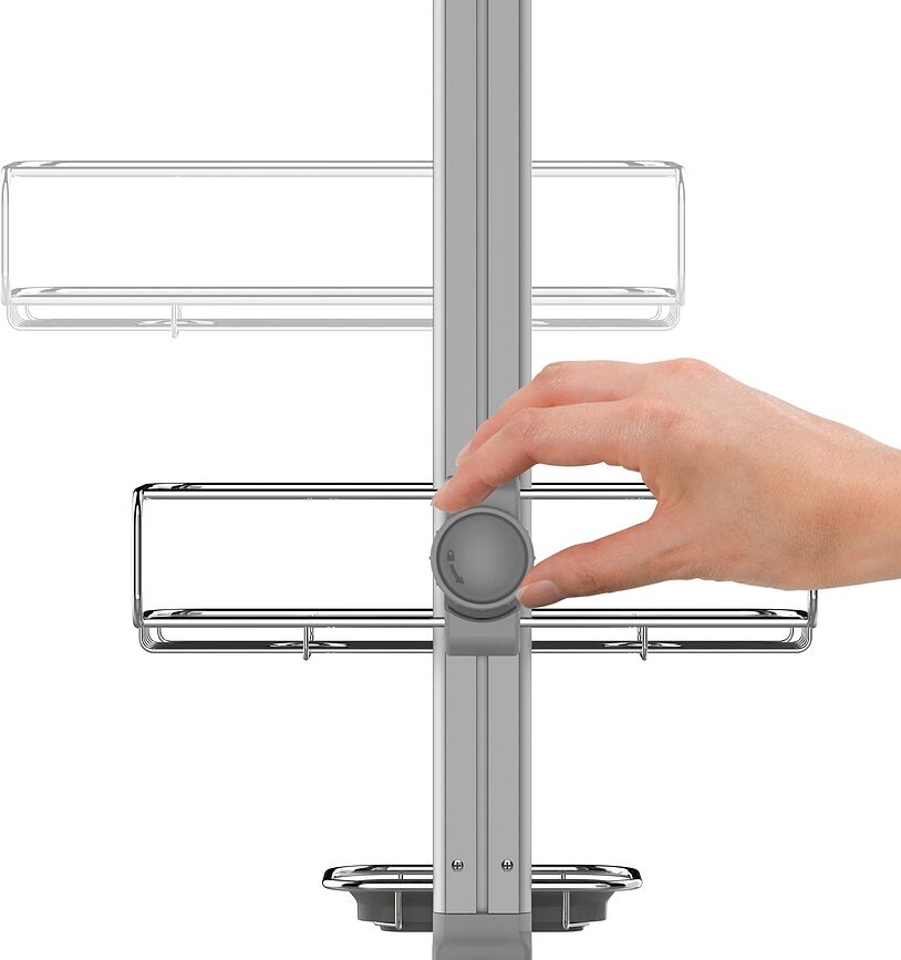 Simplehuman Standard Ράφια Ντουζ, με κρεμάστρα