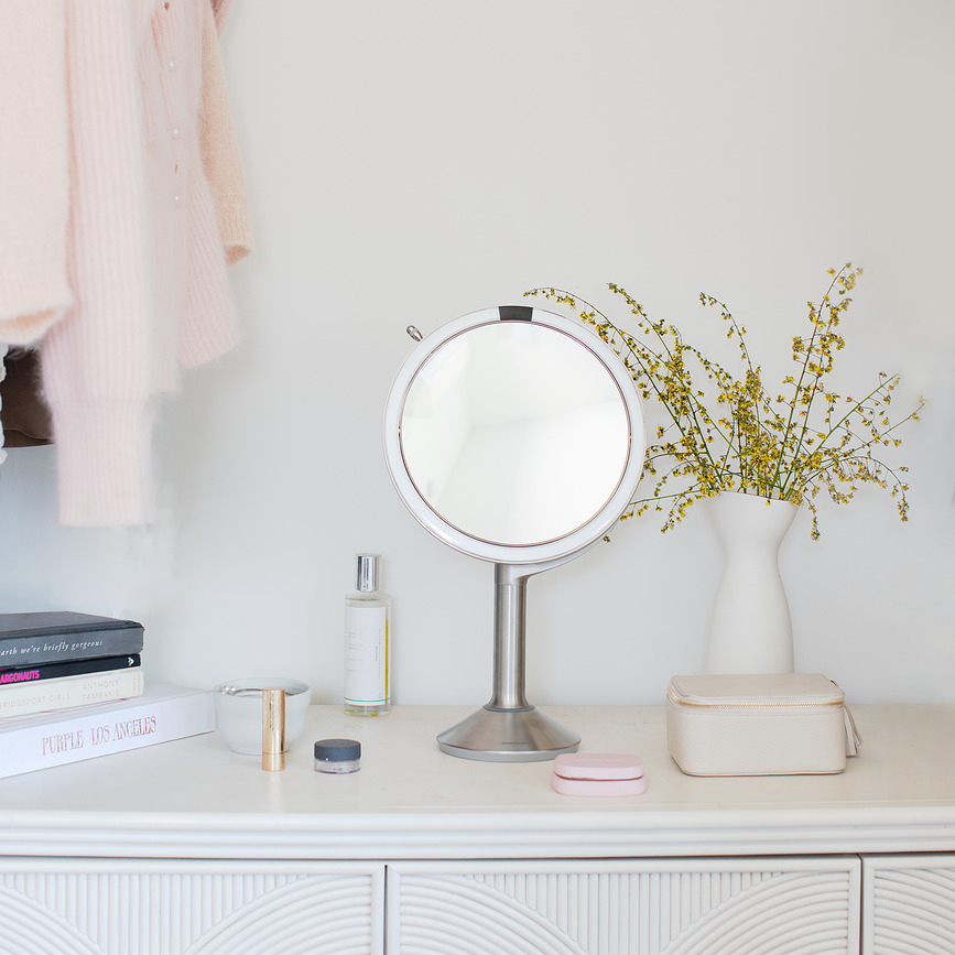 Trio ΚΑΘΡΕΦΤΗΣ με αισθητήρα, ροζ χρυσό