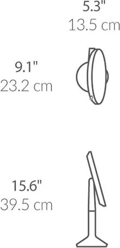 Trio Ogledalo senzorsko, rožnato zlato