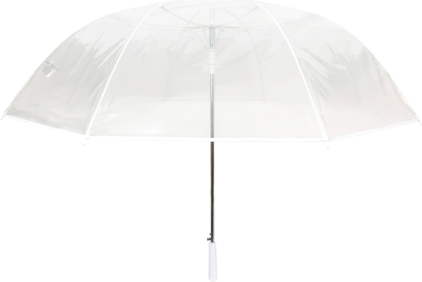 Golf Regenschirm transparent weiß
