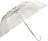 Paraguas transparente Smati, blanco, 12 varillas