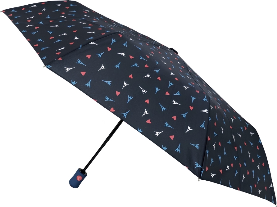 Regenschirm Tour Eiffel automatisch, marineblau