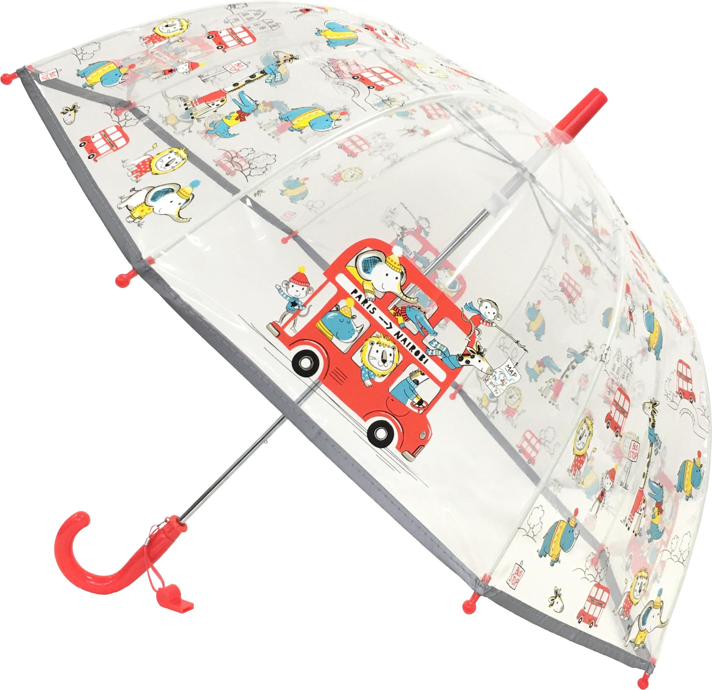 Smati Kinderregenschirm Bus mit Pfeife