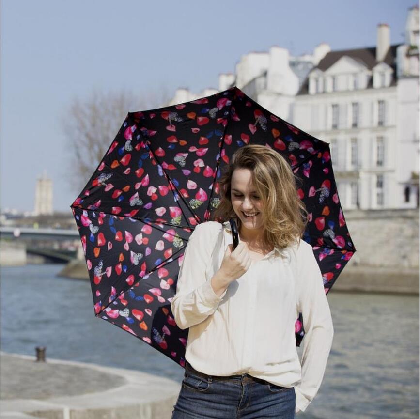 Smati Kišobran s dvostrukim platnom crveni