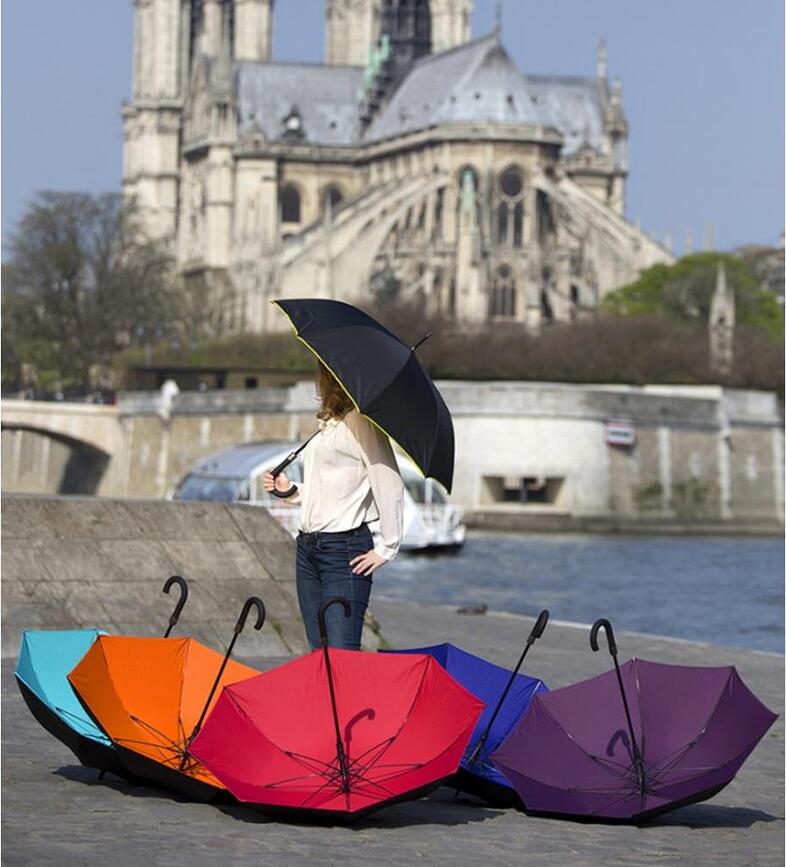 Smati Ομπρέλα με διπλό ύφασμα, κόκκινη