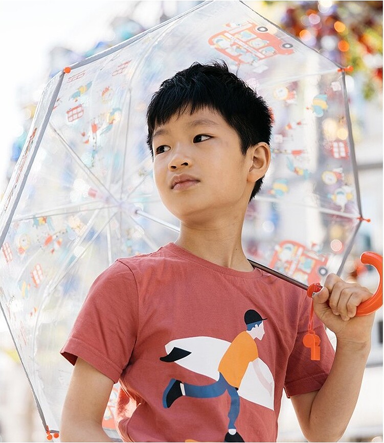 Smati Parapluie Enfant, motif chien, avec sifflet