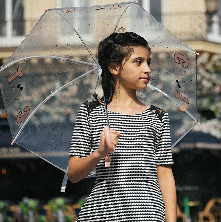 Smati Parapluie Enfant, motif chien, avec sifflet