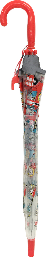 Smati Parapluie Enfant, motif chien, avec sifflet